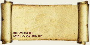 Jadranka Rakovac vizit kartica